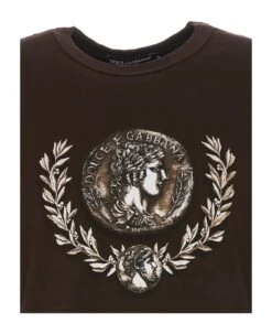 Dolce & Gabbana Coins And Laurel Print T-shirt -Italist Clothing Sale 9d788ea004b011a46dc8f625ffa997b3
