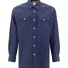 Acne Studios Denim Collared Button-up Shirt -Italist Clothing Sale 9e5bc52e273fad900dd26cfbb5c0912a