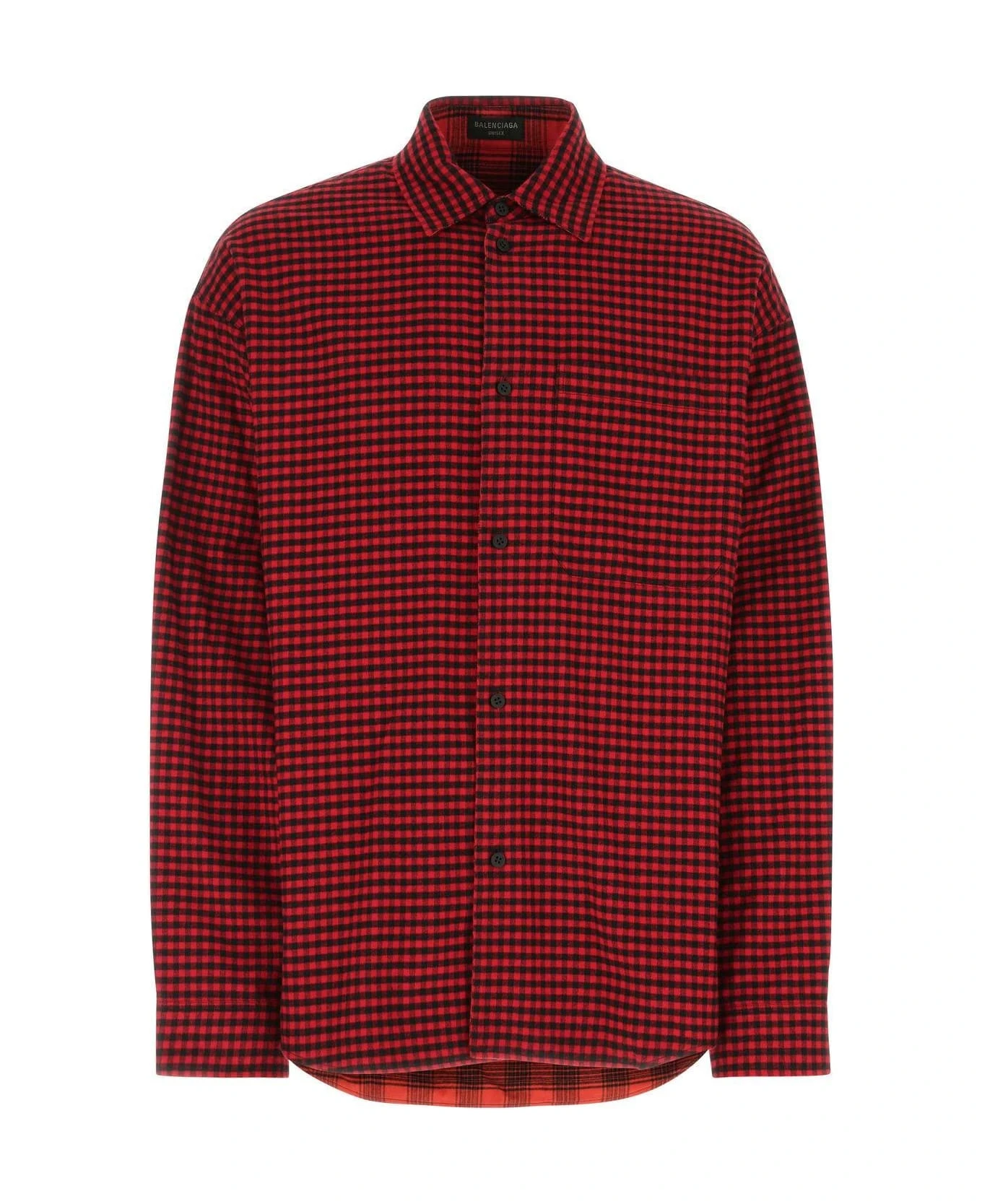 Embroidered Flanel Reversible Oversize Shirt Balenciaga Embroidered Flanel Reversible Oversize Shirt -Italist Clothing Sale 9f44a56898be84991dd0a53743af2952