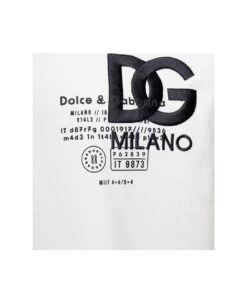 Dolce & Gabbana White Crewneck T-shirt With Contrasting Logo Print In Cotton Man 4 Dolce & Gabbana White Crewneck T-shirt With Contrasting Logo Print In Cotton Man -Italist Clothing Sale a20237725c6fd0385df91eee92f36fe1
