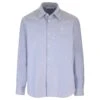 Acne Studios Logo Embroidered Collared Button-up Shirt