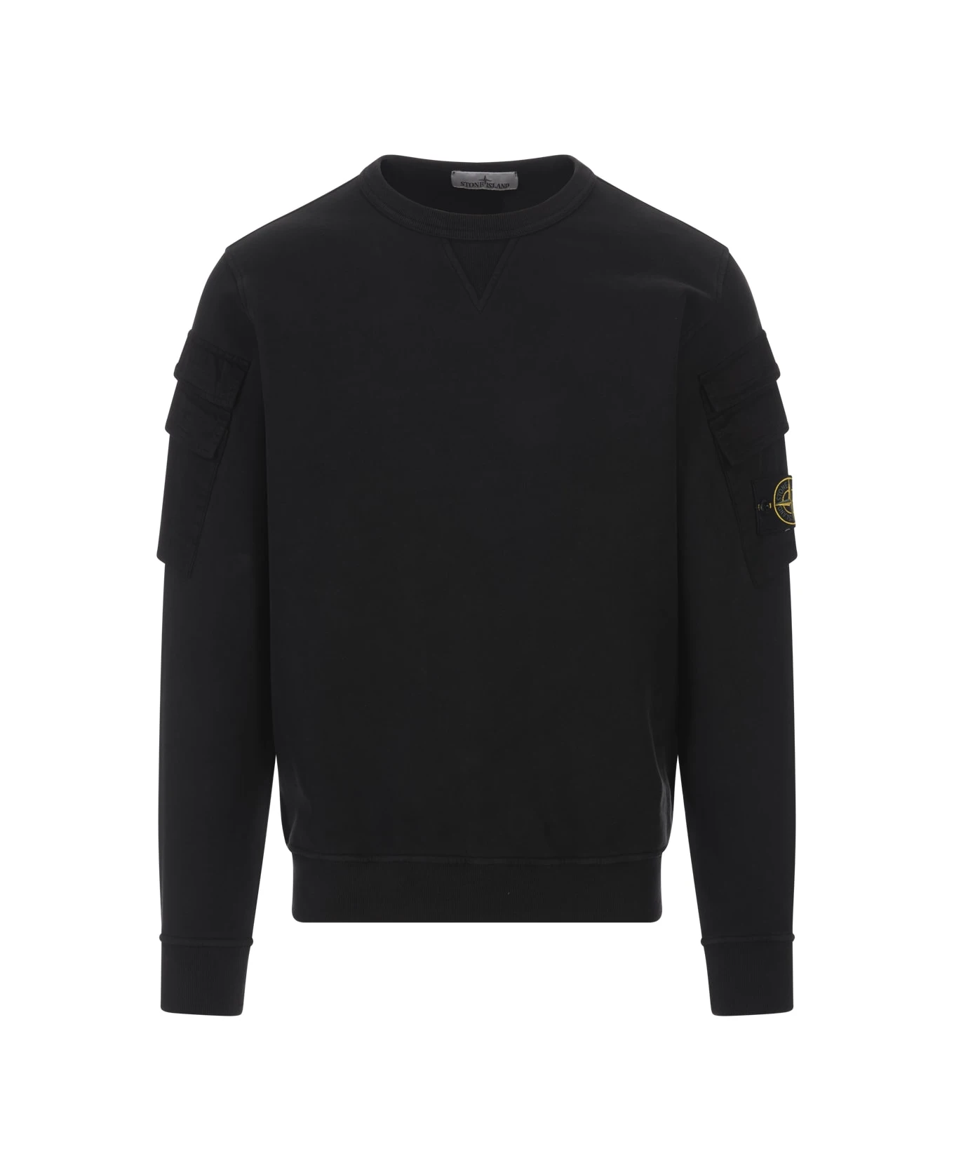 Black Sweatshirt With Pockets Stone Island Black Sweatshirt With Pockets -Italist Clothing Sale aaa3c86a18c323a621f99f49046e4678
