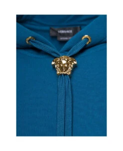 Versace Blue Hoodie With Medusa Drawstring In Cotton Man 4 Versace Blue Hoodie With Medusa Drawstring In Cotton Man -Italist Clothing Sale aba19da1374f852fc1ba14fbbf2840aa