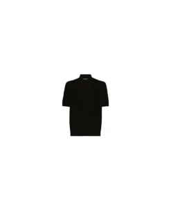 Dolce & Gabbana Logo Jacquard Short-sleeved Polo Shirt