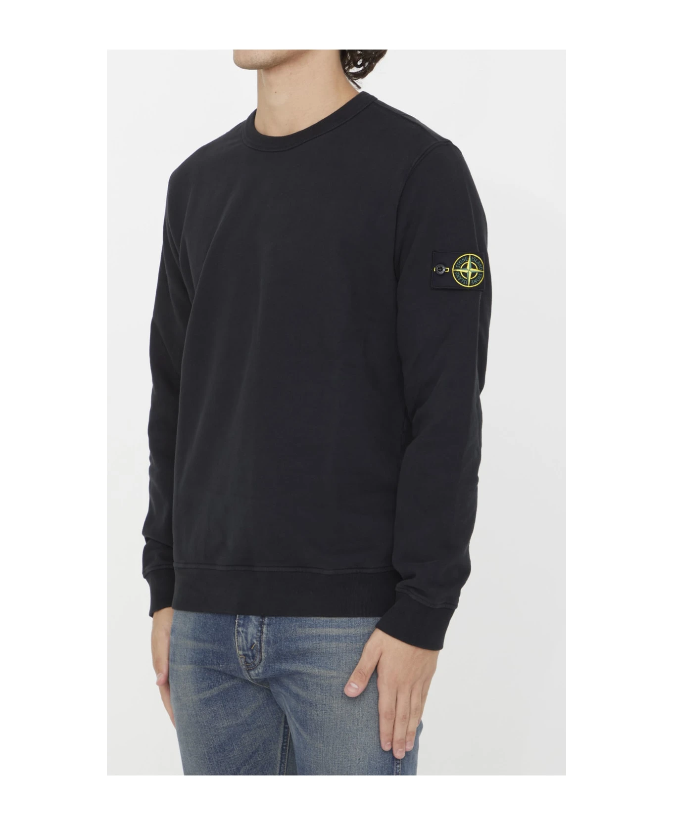 Compass-patch Cotton Sweatshirt Stone Island Compass-patch Cotton Sweatshirt -Italist Clothing Sale aee38f464572dd2475b9b63949c4fd28