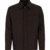 A.P.C. Dark Brown Wool Blend Shirt