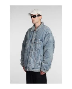 Balenciaga Denim Jackets In Blue Cotton -Italist Clothing Sale b0cf9c3da795c6e941954a5aa8174878