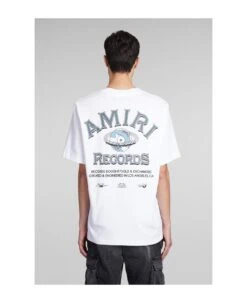 Amiri T-shirt In White Cotton -Italist Clothing Sale b164f4dc925fc3b1170e13fc5b4454d2