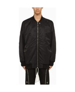 Back Nylon Bomber Jacket