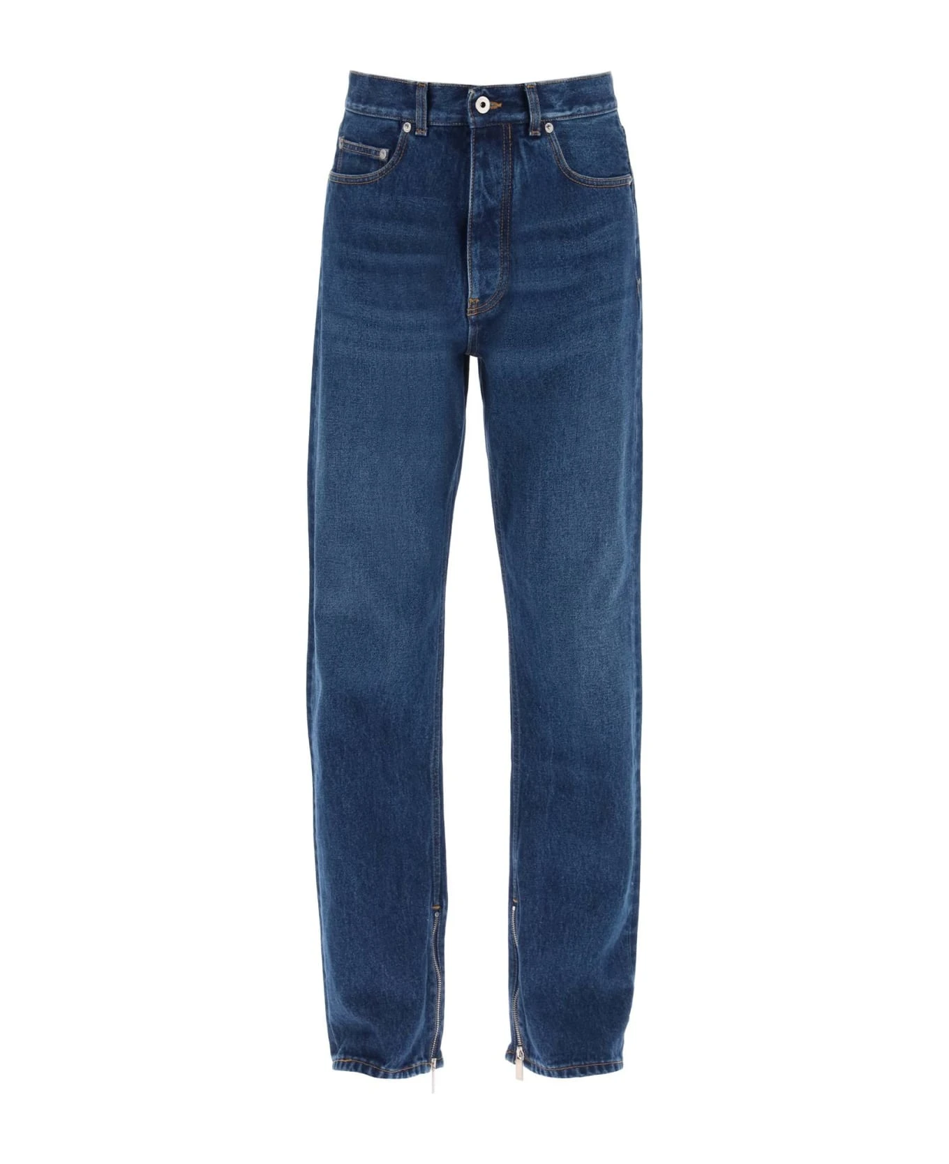 Loose Fit Jeans With Vintage Wash Off-White Loose Fit Jeans With Vintage Wash -Italist Clothing Sale b76d495dfdf3c3a3c9d820f0fcd1b499