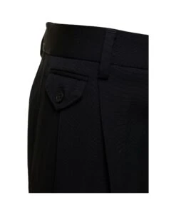 Dolce & Gabbana Black Slim Pants With Elastic Waistband In Wool Woman 4 Dolce & Gabbana Black Slim Pants With Elastic Waistband In Wool Woman -Italist Clothing Sale baff72668e9f836d1d194aac8bba9ed9