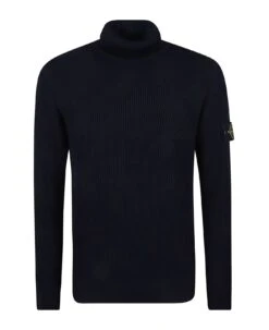 Stone Island Turtleneck Ribbed Sweater