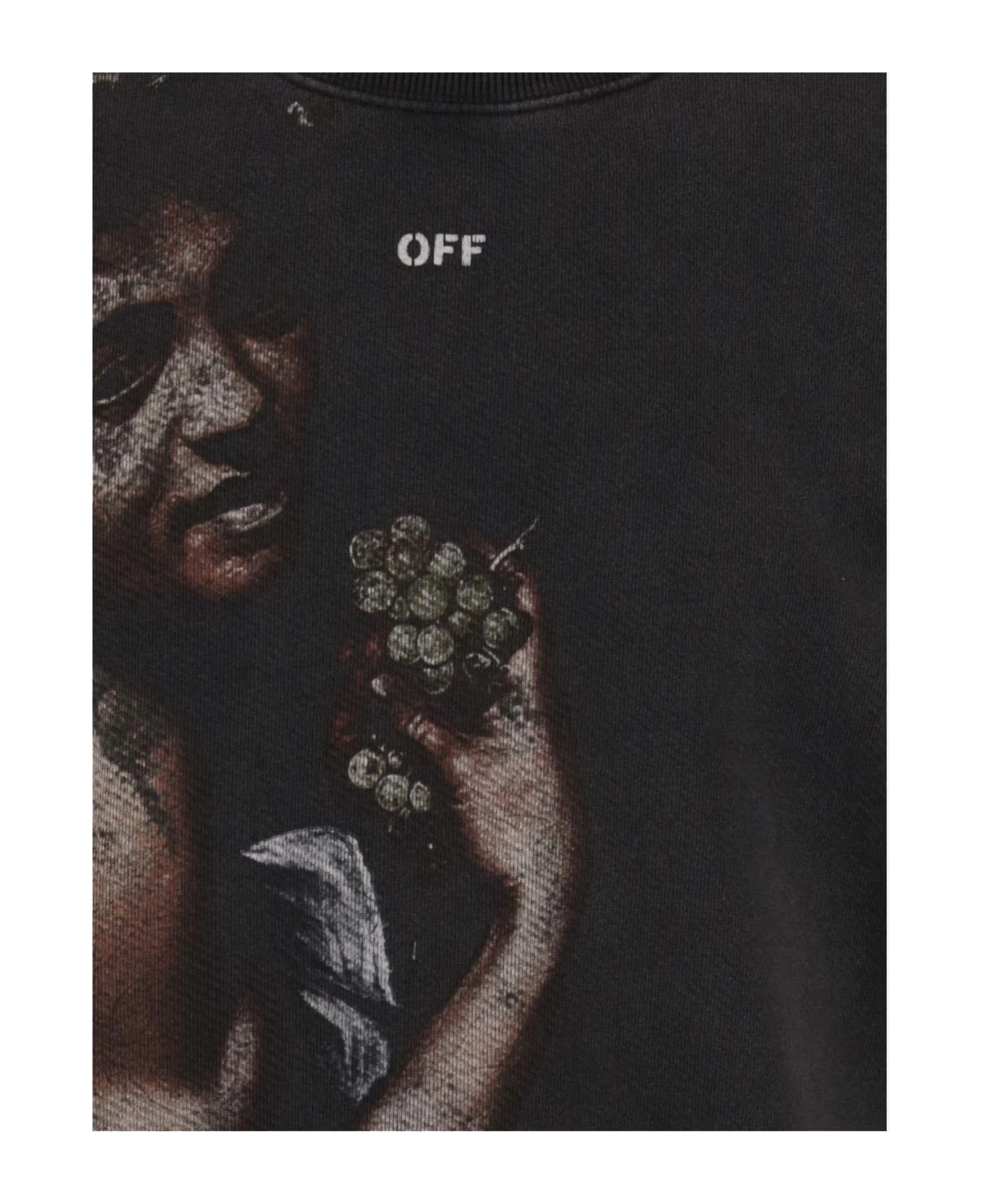 Cotton Sweatshirt With Bacco Print Off-White Cotton Sweatshirt With Bacco Print -Italist Clothing Sale c48be3d0cf78ad60c430a15f56dfd757