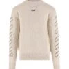 Off-White Diagonal Arrow Sweater With Logo -Italist Clothing Sale c5786ad3d956b59ab349efa61ec2e763