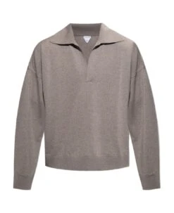 Bottega Veneta Wool Polo Sweater