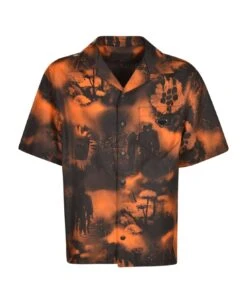 Prada Short-sleeve Printed Shirt