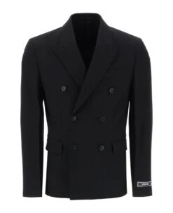 Versace Tailoring Jacket In Wool