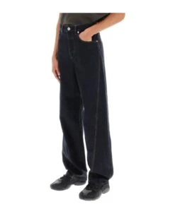 Lanvin Baggy Jeans With Twisted Seams -Italist Clothing Sale d37d05ca6a0c24a57a5efa2ba873f1bc