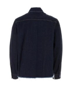 Lanvin Dark Blue Denim Shirt 3 Lanvin Dark Blue Denim Shirt -Italist Clothing Sale d894ca6c43ddba98ba9cdaf3b5ecb761
