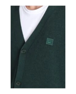 Acne Studios Cardigan In Green Wool -Italist Clothing Sale de0e5d3e6d3888ba7aa55b3dee739f6f