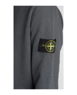 Stone Island Sweatshirt In Grey Suede And Fabric -Italist Clothing Sale de86f2b42cc467a57d37365a22d50116