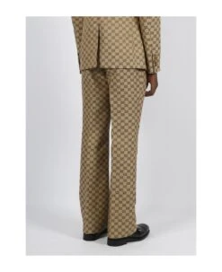 Gucci Gg Supreme Linen Pants -Italist Clothing Sale e29413dac11b10b5f20dda6074467525