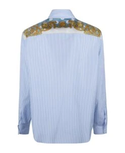 Versace Pinstripe Shirt 3 Versace Pinstripe Shirt -Italist Clothing Sale e31bfc076404a2a59084945f336a1113