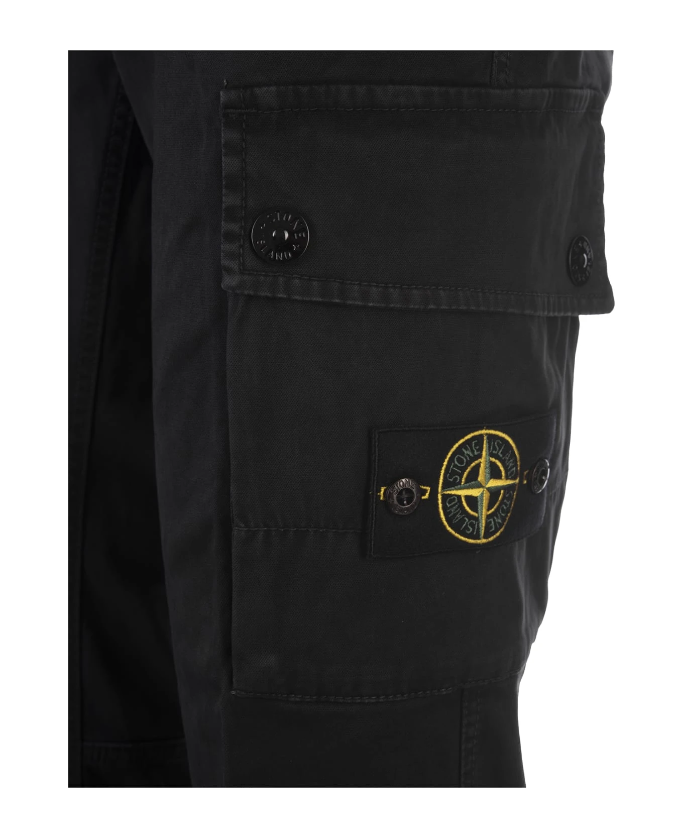 Black Cargo Trousers In Broken Twill Stretch Cotton Stone Island Black Cargo Trousers In Broken Twill Stretch Cotton -Italist Clothing Sale e3907d58ac9f33fa3f89ca8648d16a98