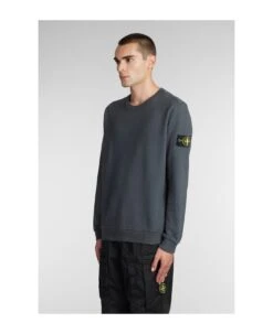 Stone Island Sweatshirt In Grey Suede And Fabric -Italist Clothing Sale e692aae2f5bdc75e0018797c217ad8ee