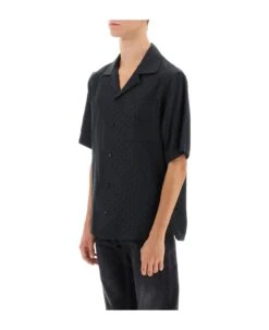 Off-White Silk-cotton Short Sleeve Shirt -Italist Clothing Sale e7e4670491ca001f79b9f164fa09fcfe