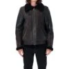 Golden Goose Shearling And Leather Jacket