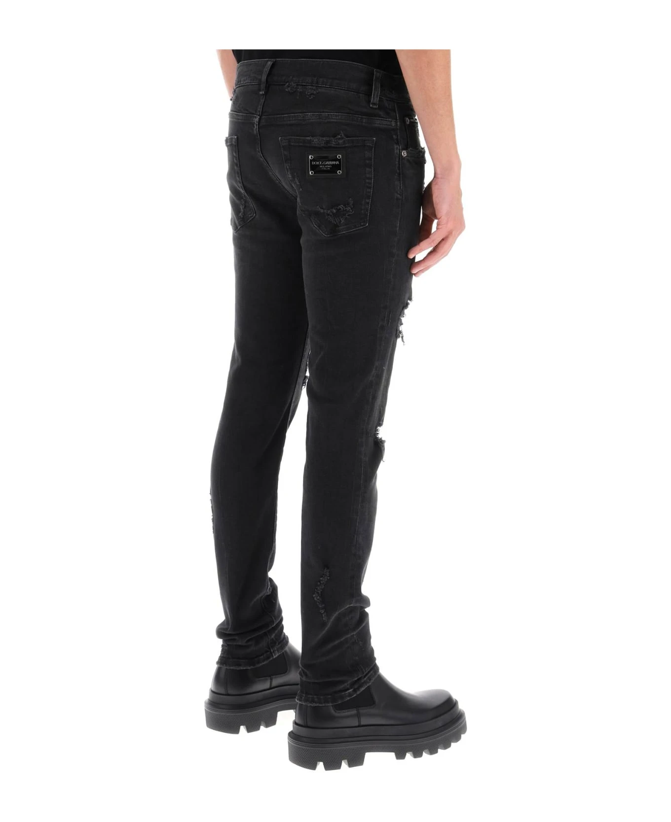 Ripped Skinny Jeans Dolce & Gabbana Ripped Skinny Jeans -Italist Clothing Sale e9731c7095581c6905fd8698ae623b55
