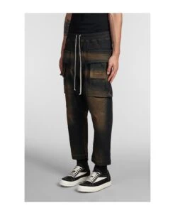 Creatch Cargo Crop Pants In Black Cotton -Italist Clothing Sale eab373443c0ed98fe36b029063a08048