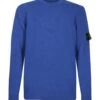 Stone Island Electric Blue Wool Pullover