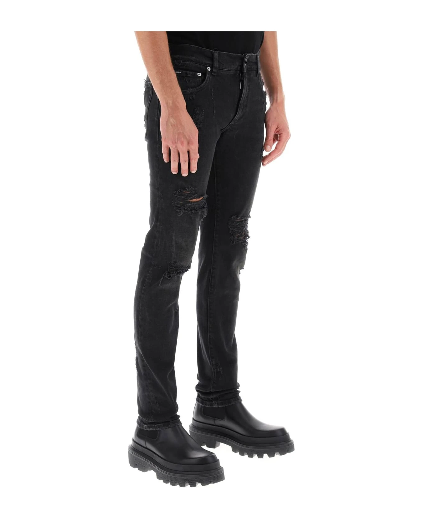 Ripped Skinny Jeans Dolce & Gabbana Ripped Skinny Jeans -Italist Clothing Sale f0b364b9498a25025c14bf784a9f0f0d
