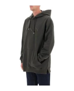 Lanvin Hoodie With Curb Embroidery -Italist Clothing Sale f1acebdd9fbf4ac5fac63962e375d696