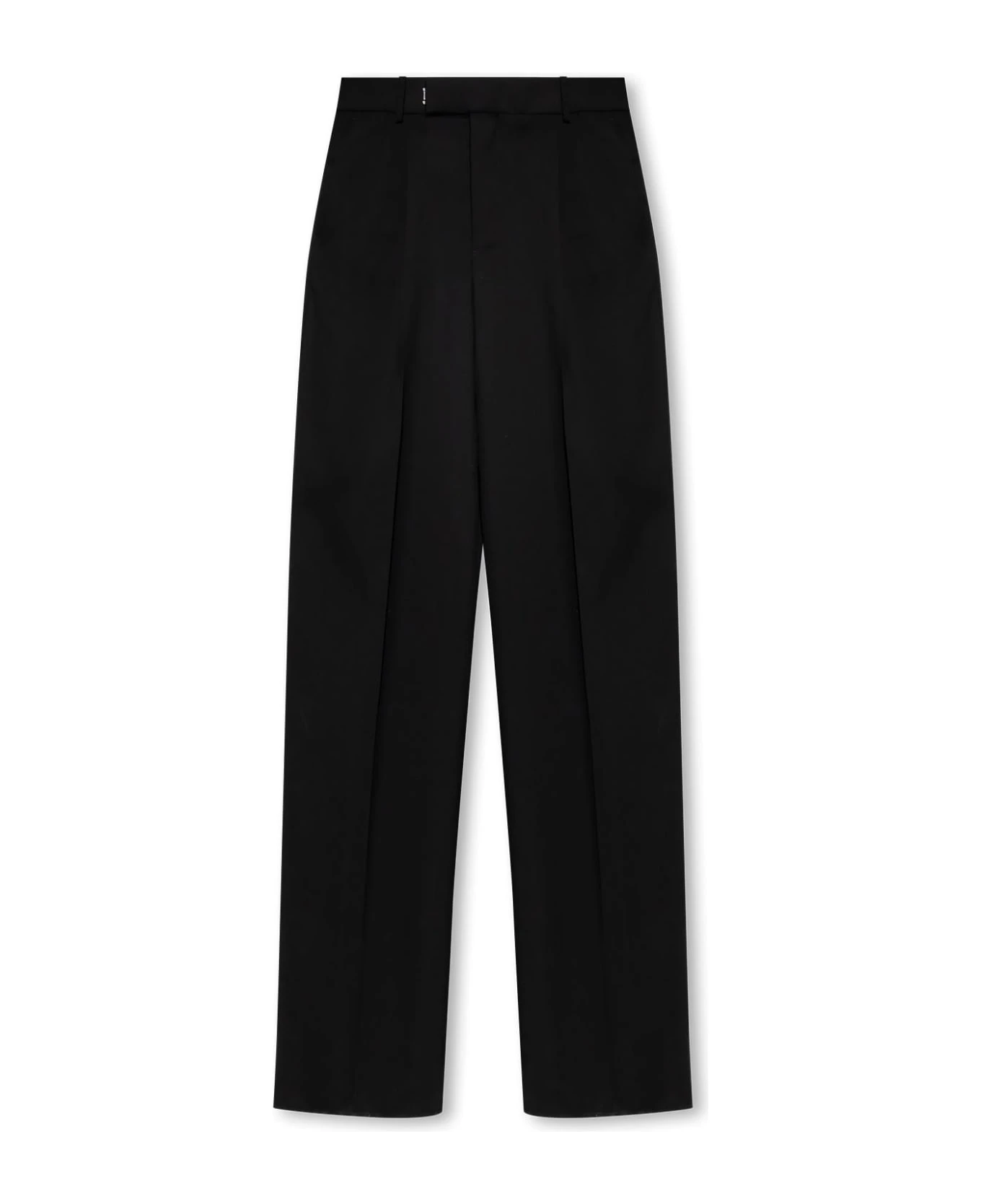 Wool Pleat-front Trousers Alexander McQueen Wool Pleat-front Trousers -Italist Clothing Sale f1d2f6c18cf8b3037fe716dca09c5851