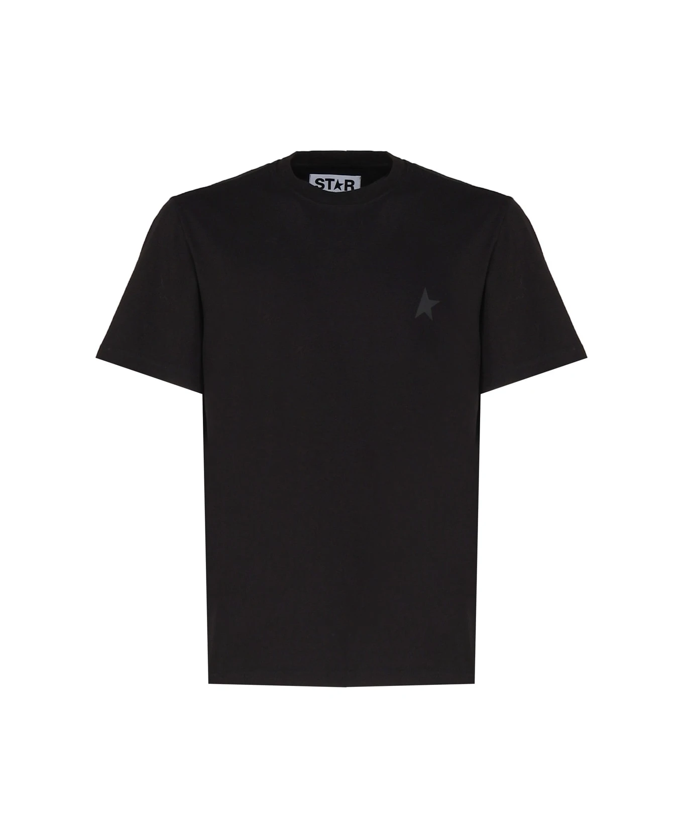 Star Collection Black T-shirt With Tone-on-tone Star Golden Goose Star Collection Black T-shirt With Tone-on-tone Star -Italist Clothing Sale f22ef54a1b43ff5c16d60683f9f32606 1