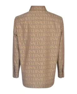 Versace Logo Monogram Shirt -Italist Clothing Sale f2ce85063374c2a0e3e0587366272060