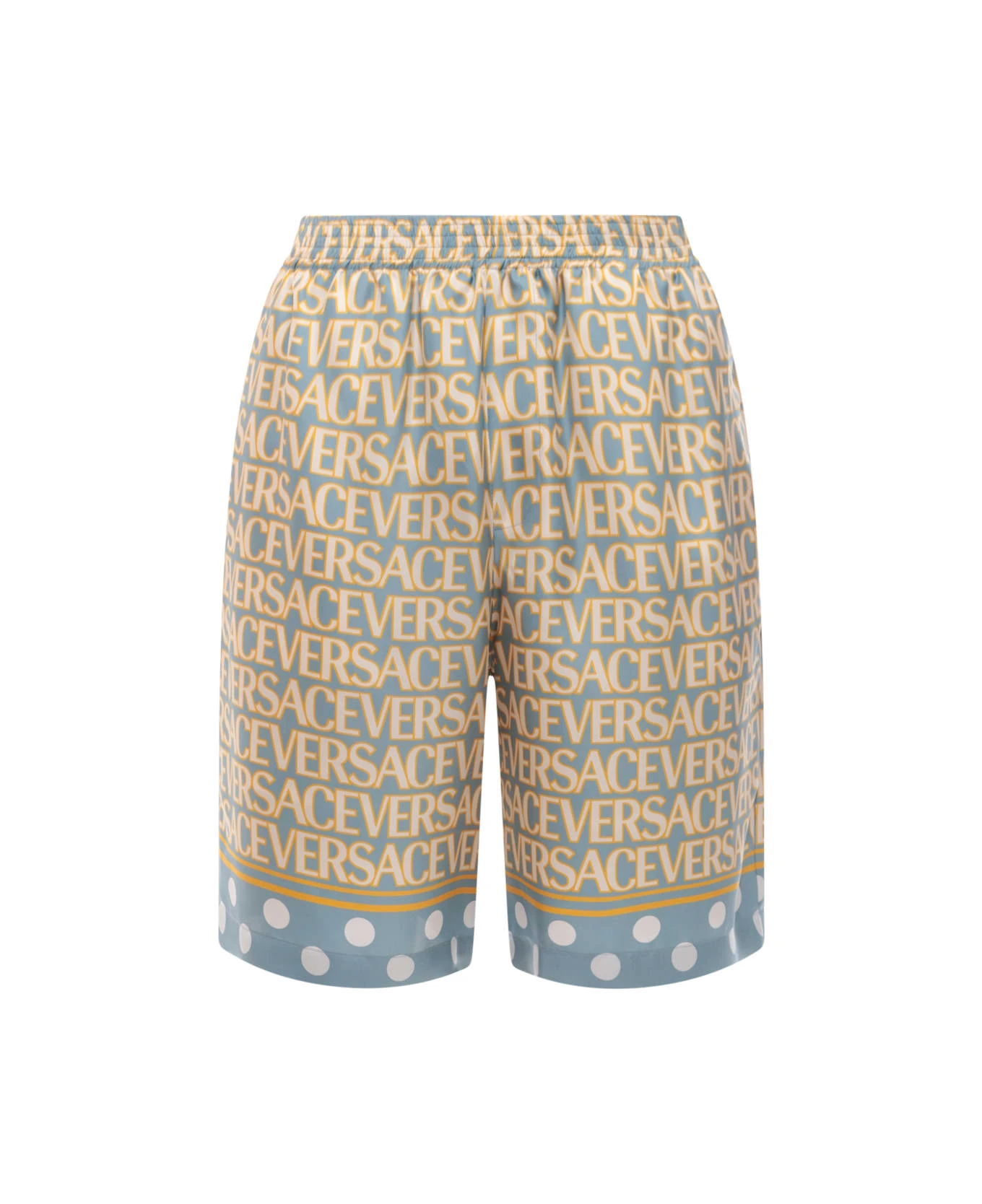 Logo Monogram Printed Shorts Versace Logo Monogram Printed Shorts -Italist Clothing Sale f914ba97af145703b35a430e095dcd4c
