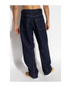 Lanvin Jeans With Stitching Details 3 Lanvin Jeans With Stitching Details -Italist Clothing Sale f9aa5fd3eb063695610453123797fbca