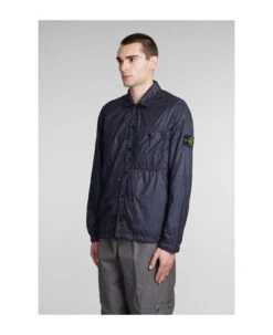 Stone Island Casual Jacket In Blue Polyamide -Italist Clothing Sale f9bc198d79cc7990ecaa5a8564dc03c4