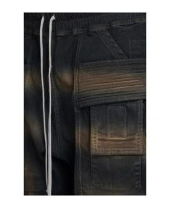 Creatch Cargo Crop Pants In Black Cotton -Italist Clothing Sale fc970b1a16d45b462c8efe0ab13593c4