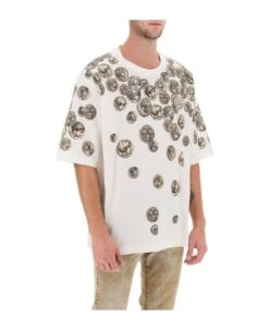 Dolce & Gabbana Coins Print Oversized T-shirt -Italist Clothing Sale fd2613ab0bd4d54617dcbeb3c3a679b6