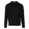 Stone Island Round Neck Sweater In Wool