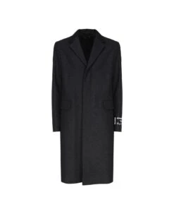 Acne Studios Single-breasted Coat In Wool Blend
